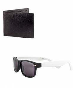 wallet + white wayfarer